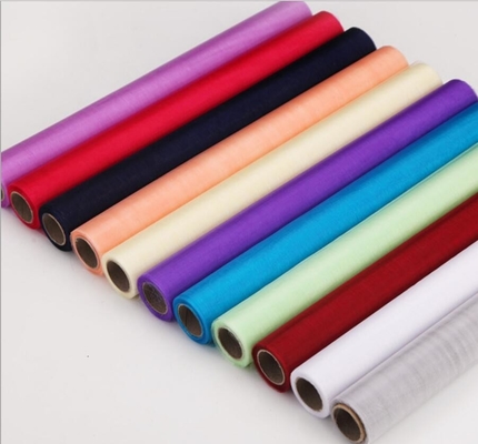 Good price Woven Organza Tulle Rolls with Density 28E for Wedding Dress online