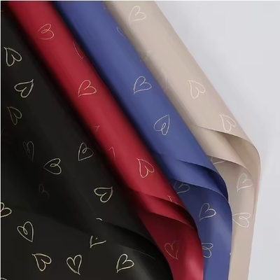 Good price 20PCS Love hearts printing waterproof paper wrapping flowers Flower Wrapping Paper online