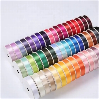 Good price Polyester Decoration Gift Ribbon Satin 10mm 100mm Custom Roll for Packing Christmas online