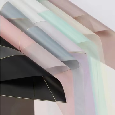 Good price Recycled Pulp Magnetic Lines Flower Wrapping Paper for Gravure Printing Compatibility online