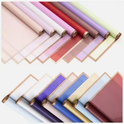 Buy Golden Edge Waterproof Florist Wrapping Paper 58*58cm for Bouquet Packing online manufacture