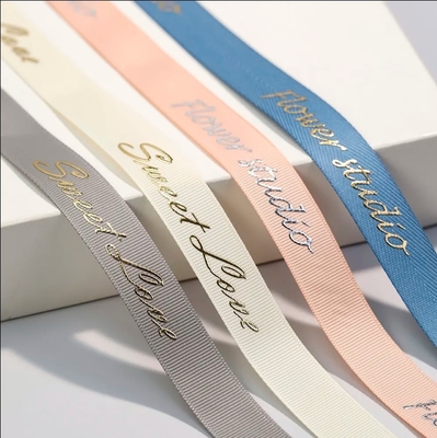 Buy Custom Printed Grosgrain Ribbons for Gift Wrapping and Decoration online manufacture