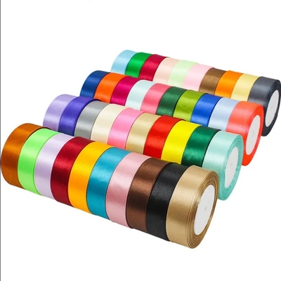 Good price Polyester Satin Ribbon Roll in Solid Color for Sustainable Gift Wrapping online