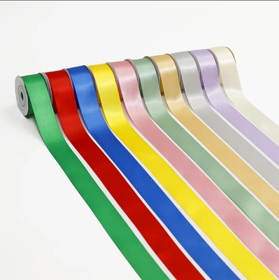 Buy Polyester Satin Gift Wrap Ribbon 196 Colors for Single and Double Face online manufacture