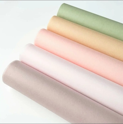 Good price Biocolor Two-side Recyclable Florist Wrapping Paper For Fresh Flower Customized Color online
