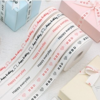 Good price Mutiple Color Manchester English Flower Packaging Materials Ribbon For Customer Customization DIY Gift And Cake Tying online