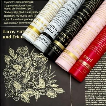 Good price Nosa Paper Herbal Flower Wrapping Paper Waterproof Korean Paper Flower Floral Wrapping Paper Materials Wholesale online