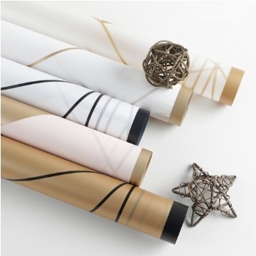 Good price Lizhiran Corner Gold Edge Korean Paper Waterproof Flower Packaging Matte Paper Bouquet Material Flower Shop Flower Paper online