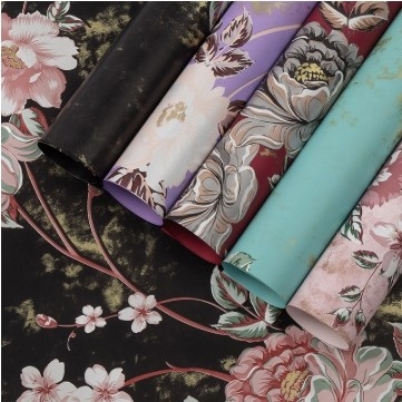 Good price Retro And Elegant Fragrant Rose Waterproof Gift Bouquet Flower Wrapping Paper Flower Shop Flower Wrapping Paper Materials Wholesale online
