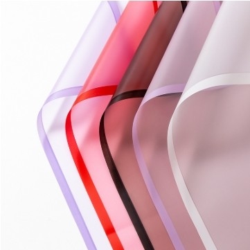 Good price Flower Wrapping Solid Color Matte Magic Edge Paper Translucent Waterproof Korean Paper for Multiple Color Bouquet Packaging online