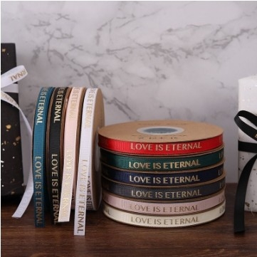 Good price 1cm High Tenacity Hot Stamping Spiral Ribbon Flower Packaging Ribbon with Customized Color online