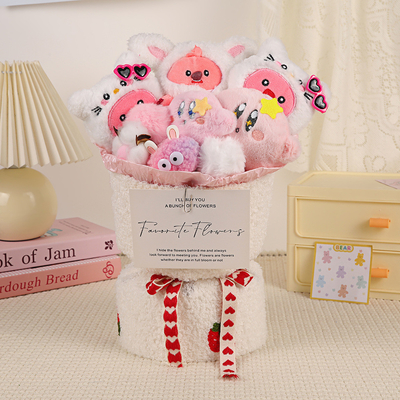 Buy Bear Hug Doll Bouquet for Girlfriend 520 Chinese Valentine's Day Birthday Graduation Gift Children's Day online manufacture