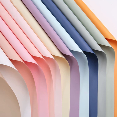 Good price Thickened Solid Color Waterproof Flower Wrapping Paper 56CM * 56CM Customized Packaging Size 60X30X3cm online