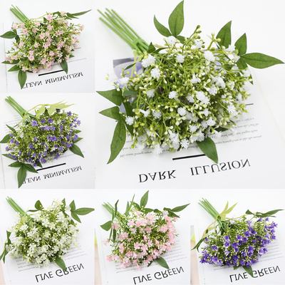 Good price Artificial Baby's Breath Bouquet in White Perfect for Weddings and Events online