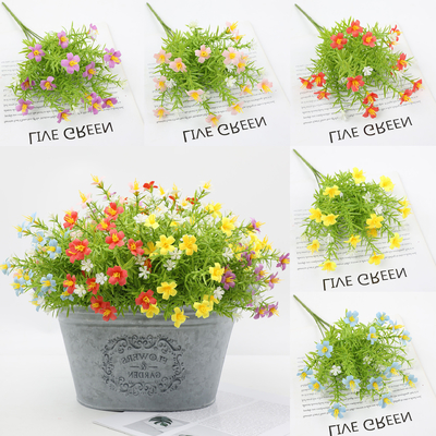 Good price 20x35cm Artificial Flower Bouquet Beautiful Home Hotel Wedding and Table Decor with Multiple Color Faux Plants and Flowers online