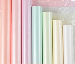 Good price Thickened flower bouquet wrapped flower hand rubbing paper Pearlescent snow pear paper online