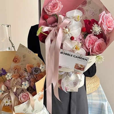 Good price Mother's Day Eternal Night Starry River flower wrapping paper, thickened rose bouquet wrapping, flower paper, flower art, flower shop handmade materials online