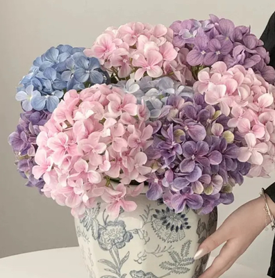 Good price Home Decoration Artificial Flower Hydrangea Restaurant Decoration Flower Arrangement Wedding Arrangement Large Hydrangea online
