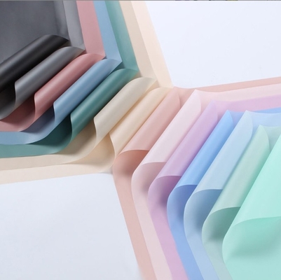 Good price Soft light matte paper, flower wrapping paper, semi-transparent waterproof, solid color Korean plain paper, matte paper, Mother's Day factory wholesale online