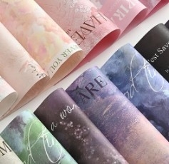 Good price High quality internet celebrity oil painting paper art paper flower packaging paper online