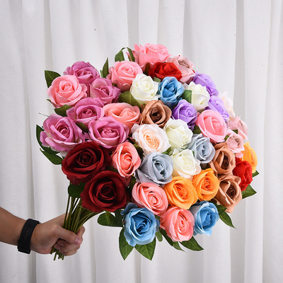 Good price Handmade imitation roses for wedding home Valentine's Day decoration online