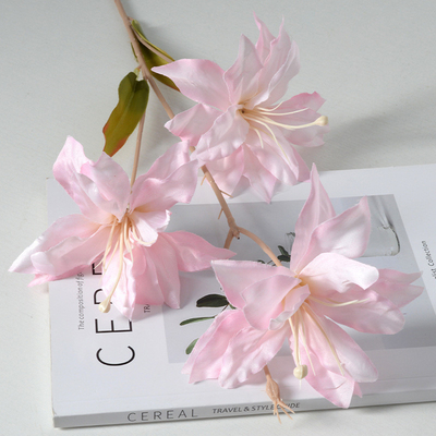 Good price Silk fabric lily wedding road guide home living room decoration artificial flower online