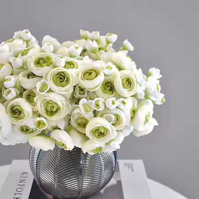 Good price 6 Heads Peony Bouquets Artificial Flowers Faux Peony Silk Flower for Wedding Home Decor online