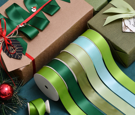 Good price Spot wholesale 4cm color satin ribbon, colored head flower decoration accessories, clothing accessories, gift packaging ribbons online