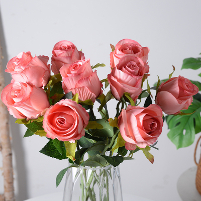 Good price Simulated rose wedding living room decoration items and photo props online