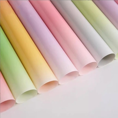 Buy Gradient color candy, glass waterproof plastic, flower wrapping paper, bouquet packaging material, flower shop supplies, factory direct delivery online manufacture