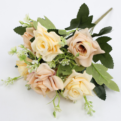 Good price Artificial rose home decoration items, wedding shooting props, artificial flowers online