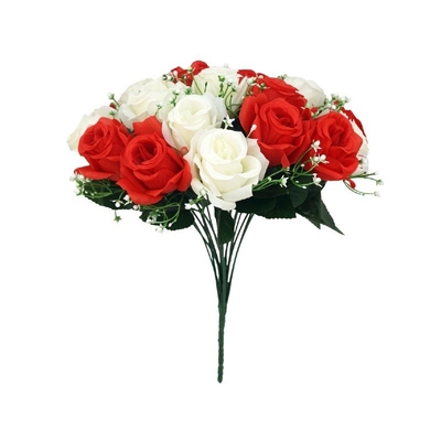 Good price Artificial rose bouquets, home decoration, flower arrangements, festival wedding props online
