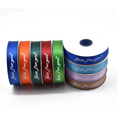 Good price 2CM polyester tape printing just for you ribbon flower packaging ribbon can print LOGO spot wholesale online