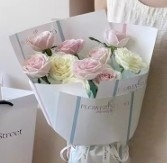 Buy Flower wrapping paper, gold foil, aristocratic, internet famous paper online manufacture