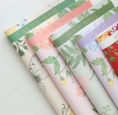 Good price Valentine's Day Flower Sea Flower Packaging Paper online
