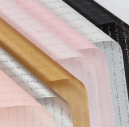 Good price Small English matte paper, Korean vegetarian paper, flower packaging paper online