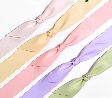 Good price Korean style milk silk, fully matte ribbon, satin ribbon, bow ribbon, Korean style hair accessories, packaging, floral ribbon online