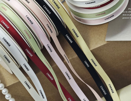 Good price Xi Hua Mirror English Ribbon Matte High Grade Milk Silk Satin Ribbon Flower Packaging Material Gift Box Handmade DIY Material online