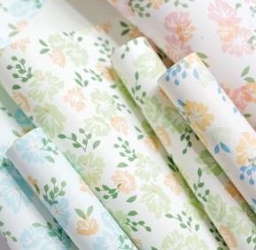 Good price Fresh Little Flower Luo Qing Waterproof Flower Packaging Paper online