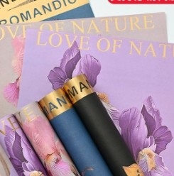 Good price Hot stamping Fauvism Flower Paper Flower Packaging Paper online