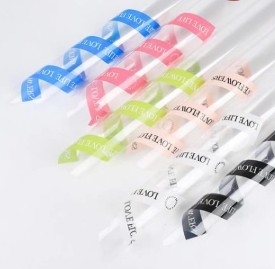 Good price Colorful minimalist glass paper flower packaging paper online