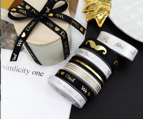 Good price Father's Day ribbons DIY accessories, decorative accessories, ribbon gift boxes, ribbons, flowers, cakes, baking packaging, ribbons online