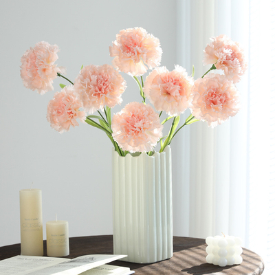 Good price Simulated flowers, carnation bouquets, dried flowers, family holidays, living room decoration, dining table, photography props, ornaments, fake flowers online