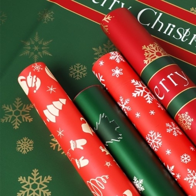Buy Christmas flower wrapping paper, Christmas Eve apple bouquet wrapping paper, waterproof snowflake cellophane, Ouya paper gifts online manufacture