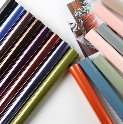 Buy New crystal paper flower wrapping paper, fresh color opp film, waterproof flower wrapping paper, transparent colored cellophane online manufacture