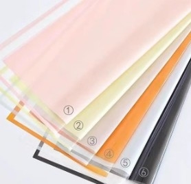Good price Water Ice Moon Simple Frame OPP Waterproof Floral Flower Packaging Paper online