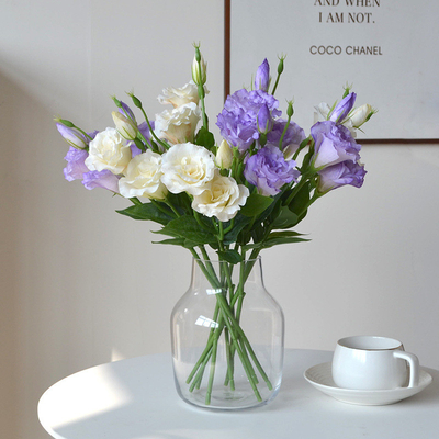 Good price Wholesale of artificial flowers, 3-head delphinium bouquets, realistic floral art, wedding, home decoration, table flowers, photography props online