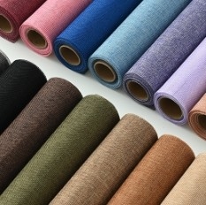 Buy Loong Boat Festival Linen Cloth Colorful Roll Vintage Flower Wrapping Paper online manufacture
