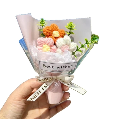 Good price A mini plush woolen artificial flower bouquet is ready as a gift for your girlfriend for Children's Day on June 1st Wholesale of products online