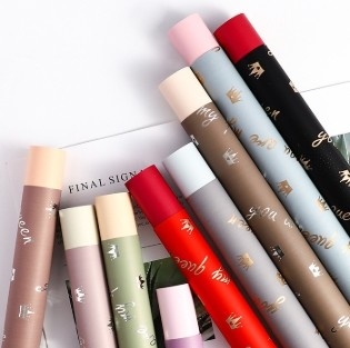Good price Amani Crown Waterproof Floral Flower Packaging Paper online